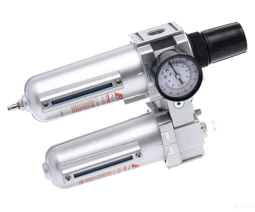 Air treatment unit (lubricator,dehumidifier) 1/2” metal. the switch. 285PSI 4000L/min JTC