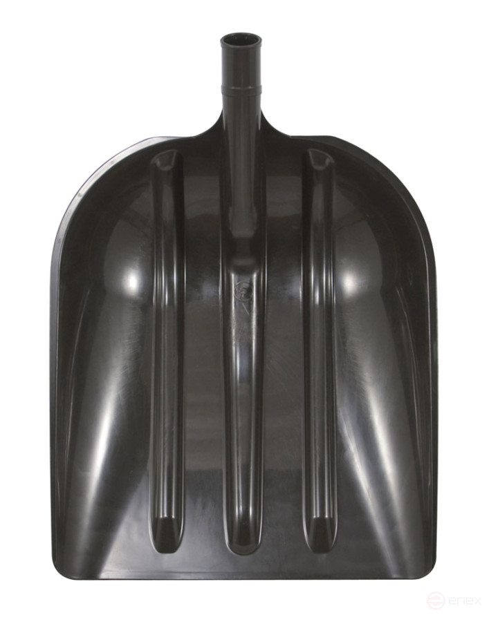 Лопата снеговая пластиковая без черенка (460х400 мм)