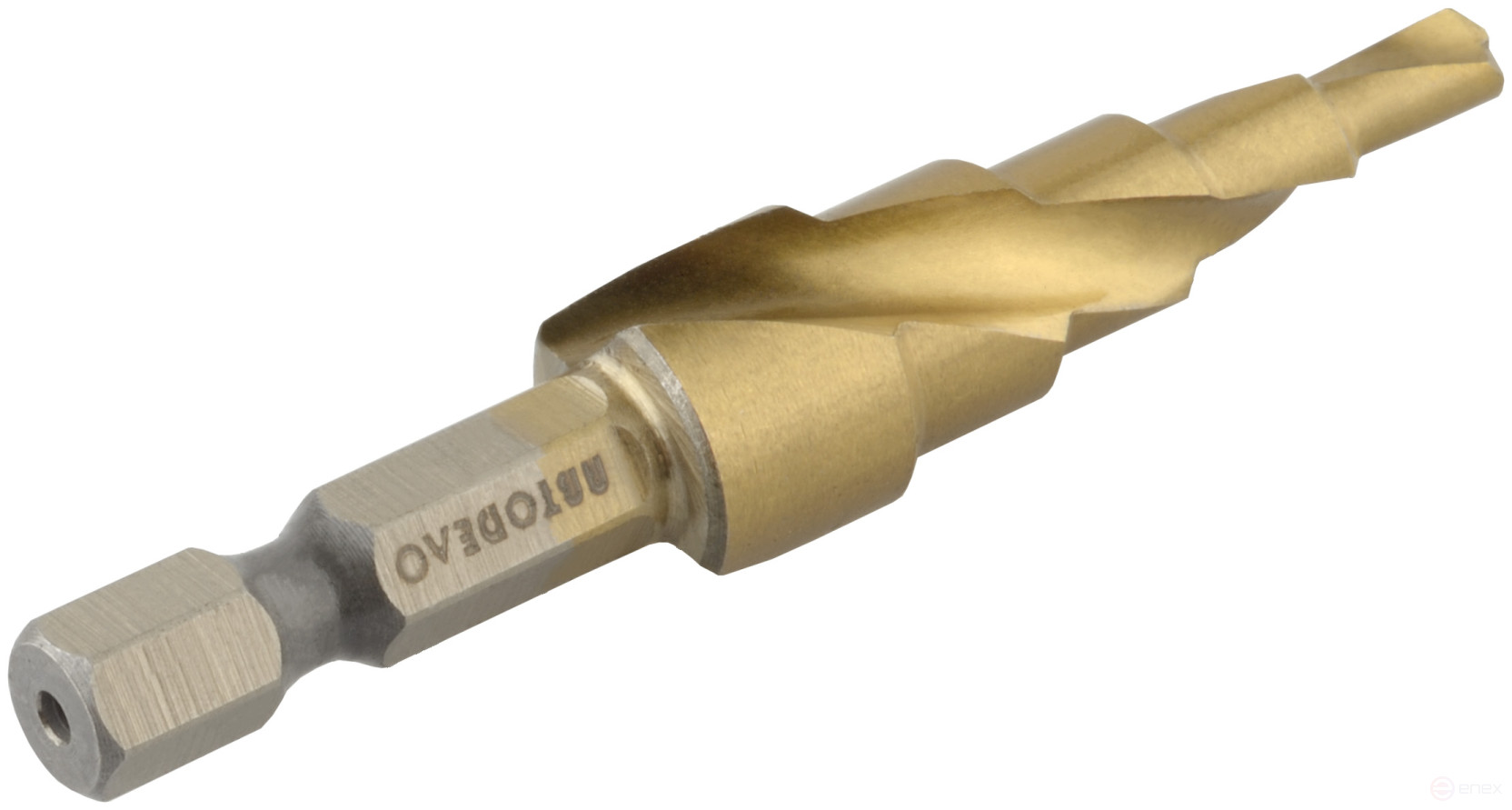 Сверло ступенчатое спиральное 4.0-12.0 мм (5 ступ., хвостовик HEX1/4") АвтоDело 45712