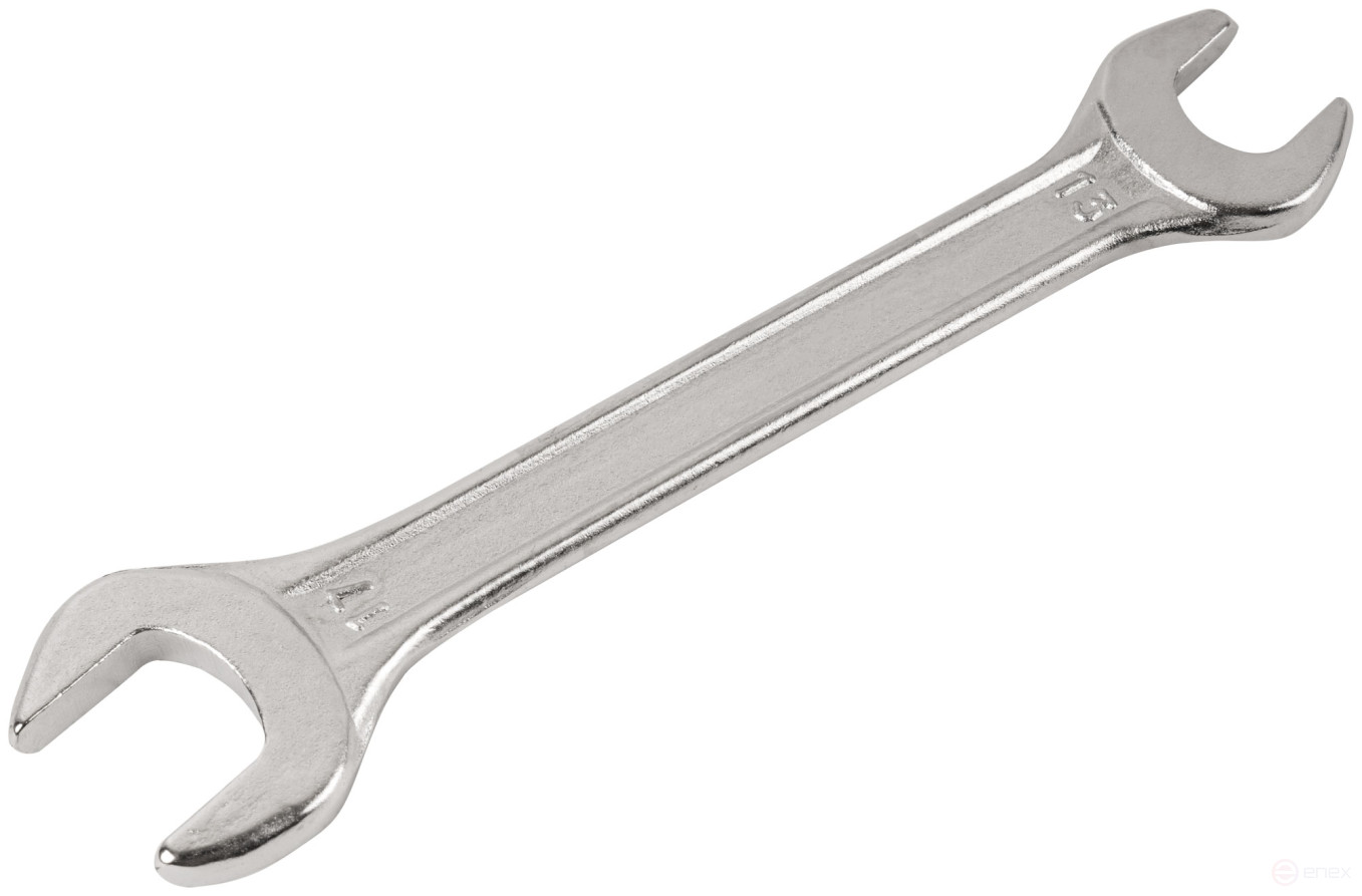 Ключ рожковый, хромированное покрытие 13х17 мм