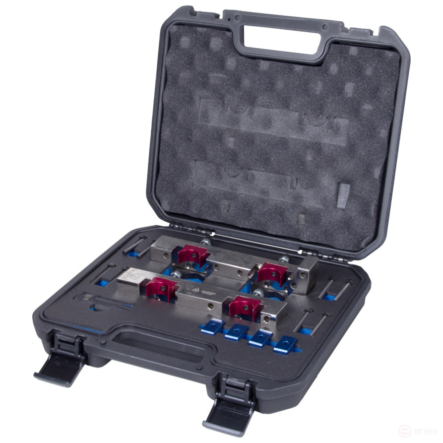 Camshaft / crankshaft locking kit, MB, case, 15 items MASTAK 103-21325C