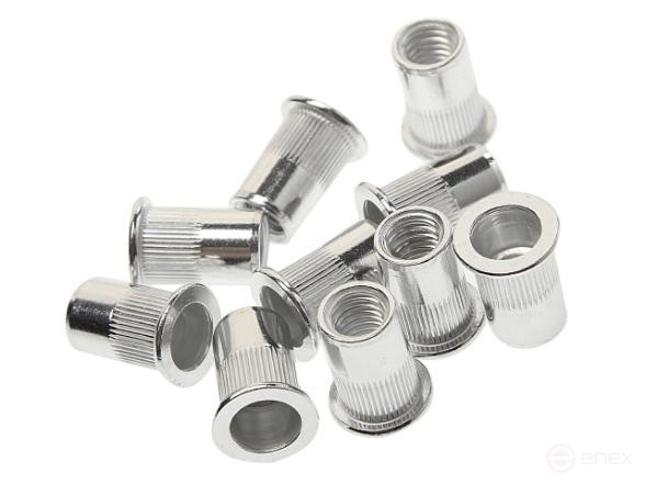 Заклепка резьбовая M8х1.25мм алюминиевая 10шт. JTC