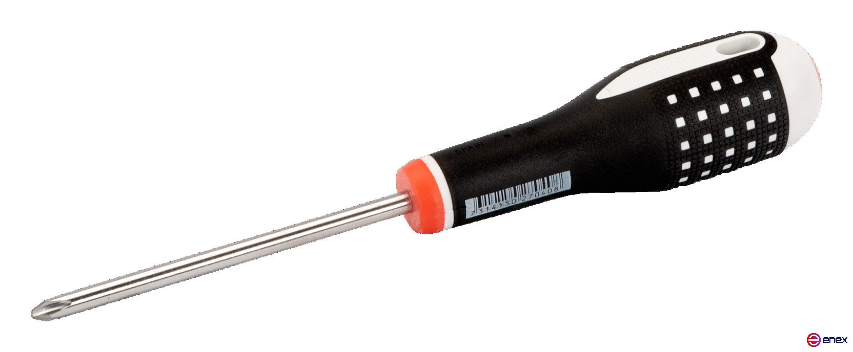 Отвертка с рукояткой ERGO под винты Phillips PH 1x75 мм, из нержавеющей стали