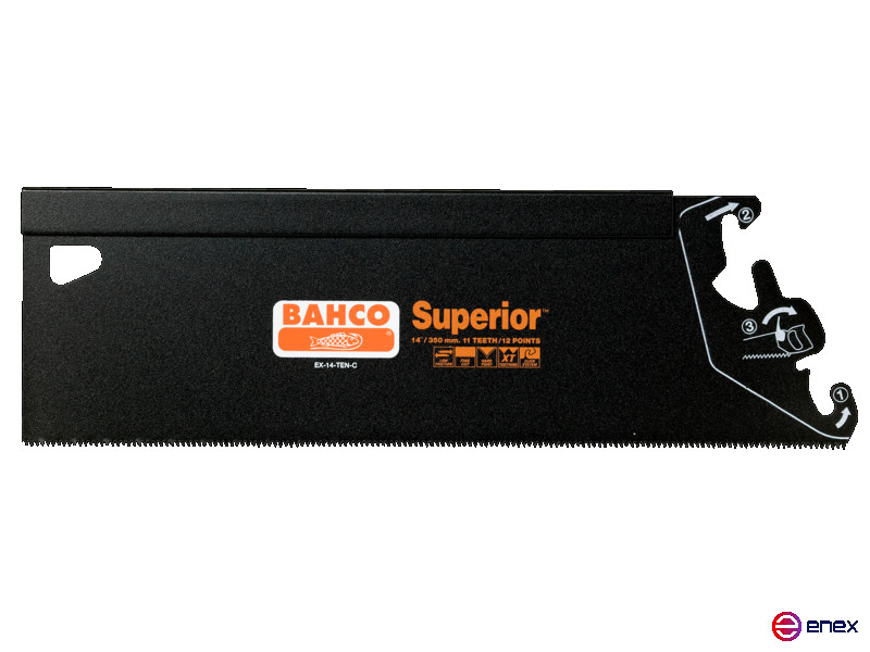 Полотно Superior сменное обушковое для пластмасс, ламината, дерева и мягких металлов, 350 мм