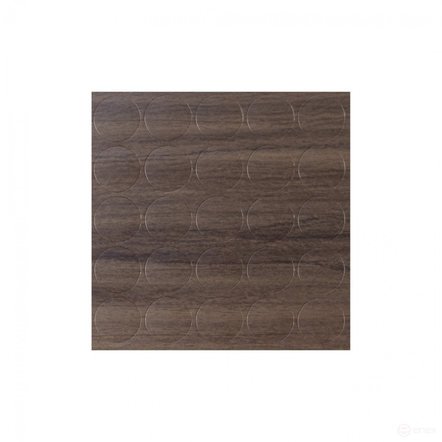 Заглушка самоприлипающая к конфирматам орех средний (14349) AKS (лист-25шт.)