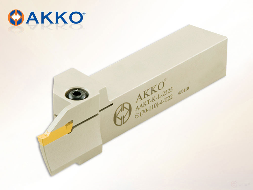 Grooved holder AAKT-K-R-2525-140-300-8- T35