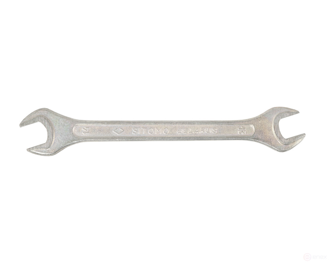 Ключ гаечный рожковый двусторонний 13x14 оцинкованный SITOMO BELARUS