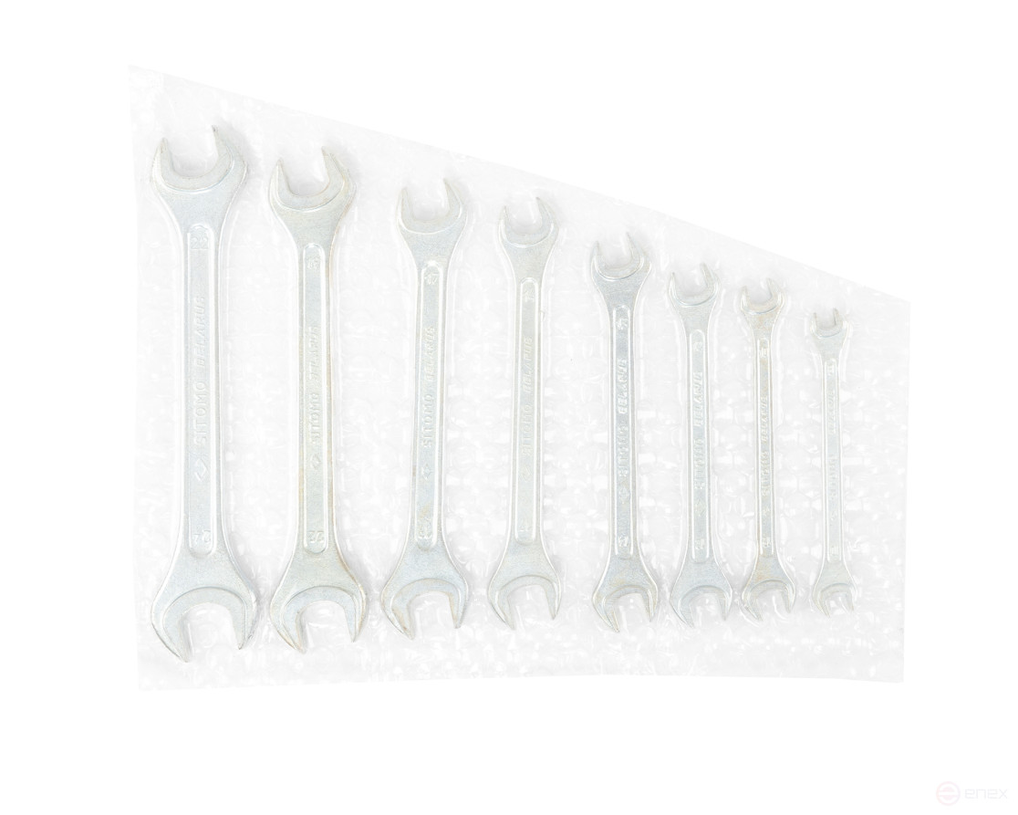 Набор ключей гаечных рожковых двусторонних 8 шт. (8-24) вак.уп. SITOMO BELARUS