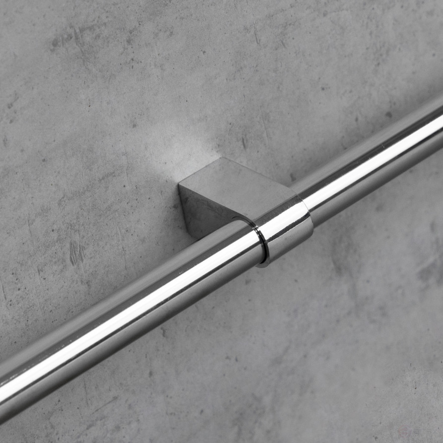 Держатель модерн, труба d16 хром AKS