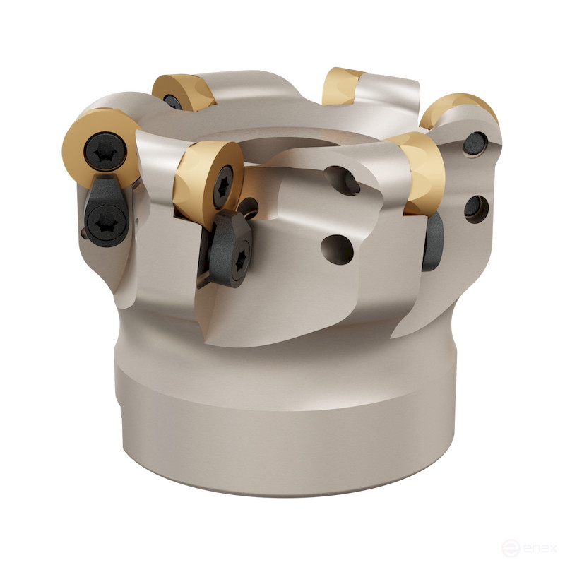 Торцевая насадная фреза RPMT 1204 ISO 40x16 мм, Z-4, с высокоскоростной подачей