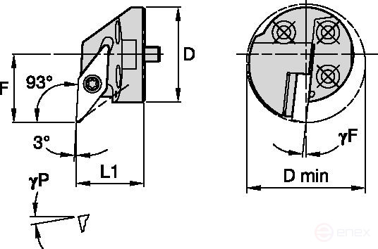 Расточная оправка H3240SVUBR16