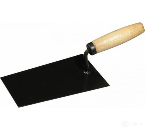 Кельма отделочника с деревянной ручкой (окрас порошок)