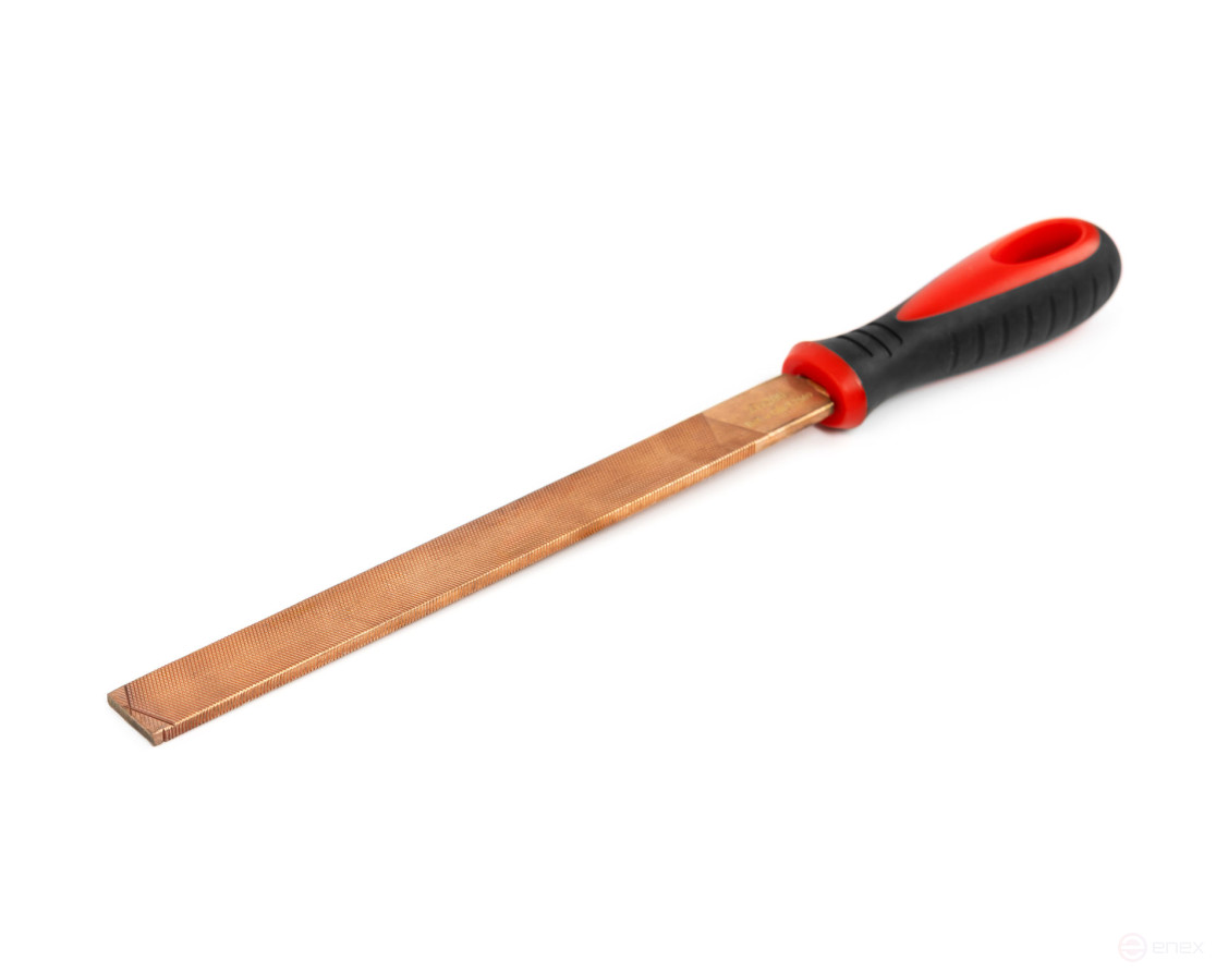 Напильник плоский 21х200мм BeCu искробезопасный 217-1004, HORTZ