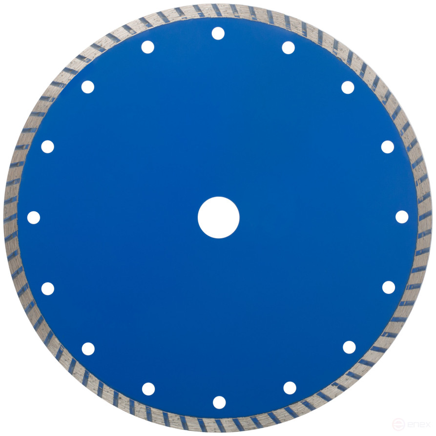 Диск отрезной алмазный "турбо" (сухая и влажная резка) 230 х 2,4 х 7 х 22,2 мм
