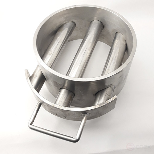 Магнитная решетка ПРОФ-МАГНИТ круглая с системой очистки, 150х80 мм, 3 стержня