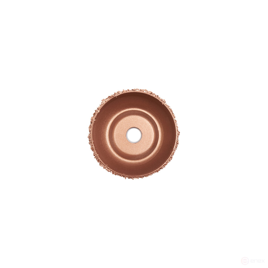 NS05-6124 Rough hemisphere, 50x19mm, AH 9.5mm, 24 Grit