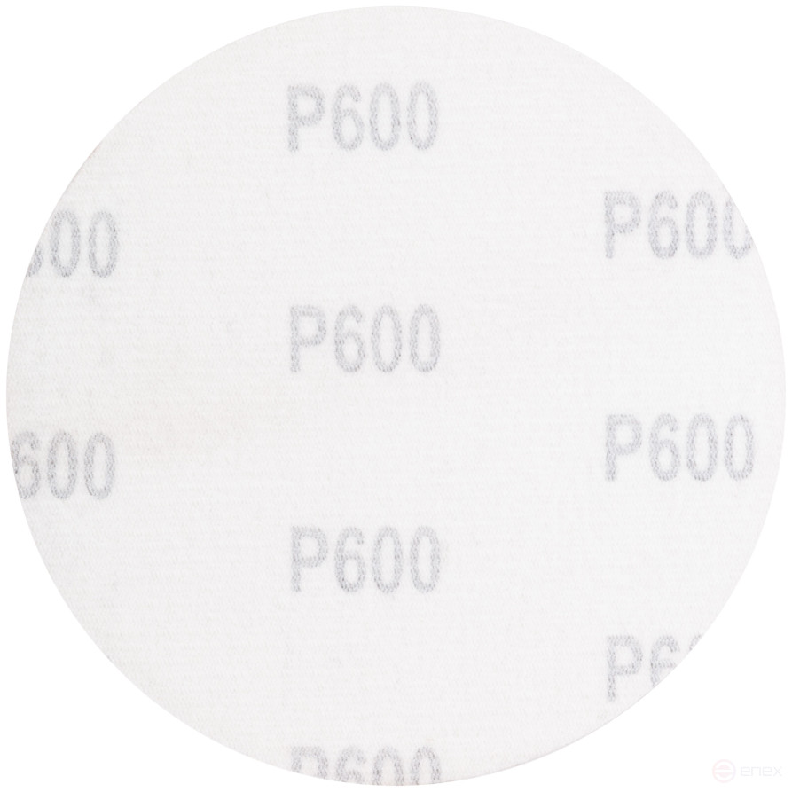 Круги шлифовальные сплошные (липучка), алюминий-оксидные, 125 мм, 5 шт. Р 600