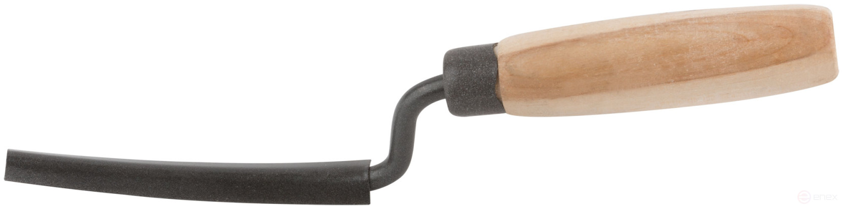 The stitching is concave 10 mm, the seam is convex