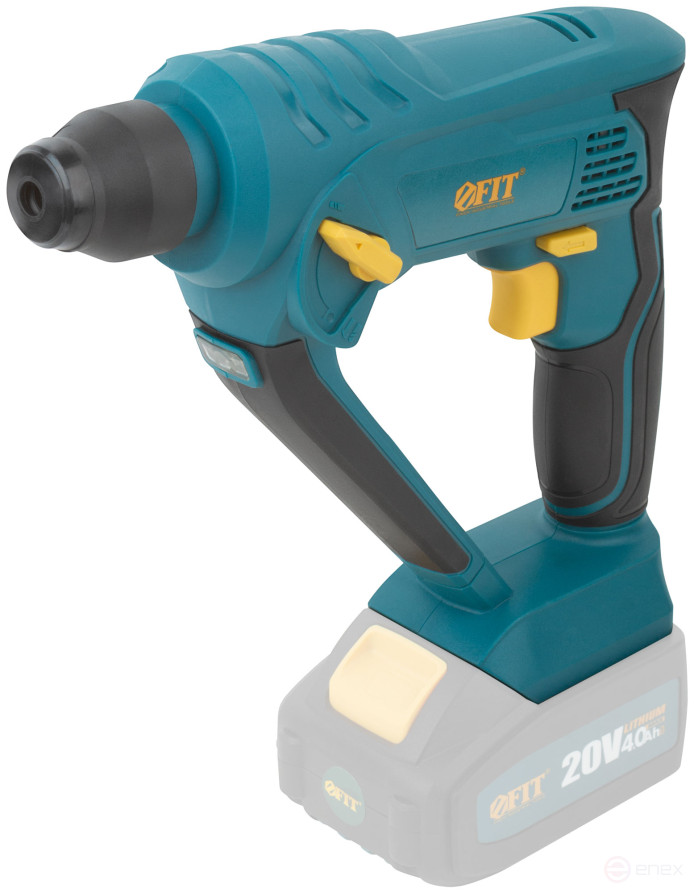 Rotary hammer mounting acc. 20 V; 0-900 rpm; 0-5300 rpm; 1.5 J; 2 dir.; SDS-PLUS; reverse; cut. tilt, without BATTERY; box