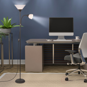 7088-502 Floor Lamp Rivoli Alexandrina 7088-502 Floor Lamp 1 x E27 40W + 1 x E14 40W Black