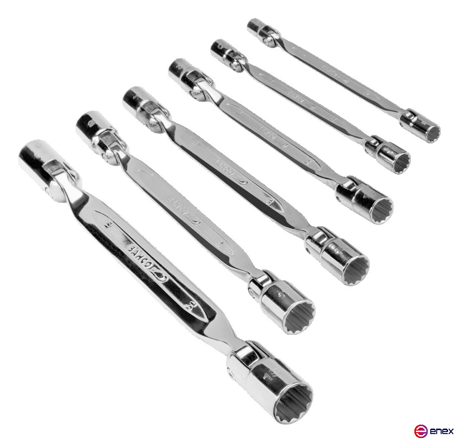 Set of Hinged socket wrenches 4040M/S6