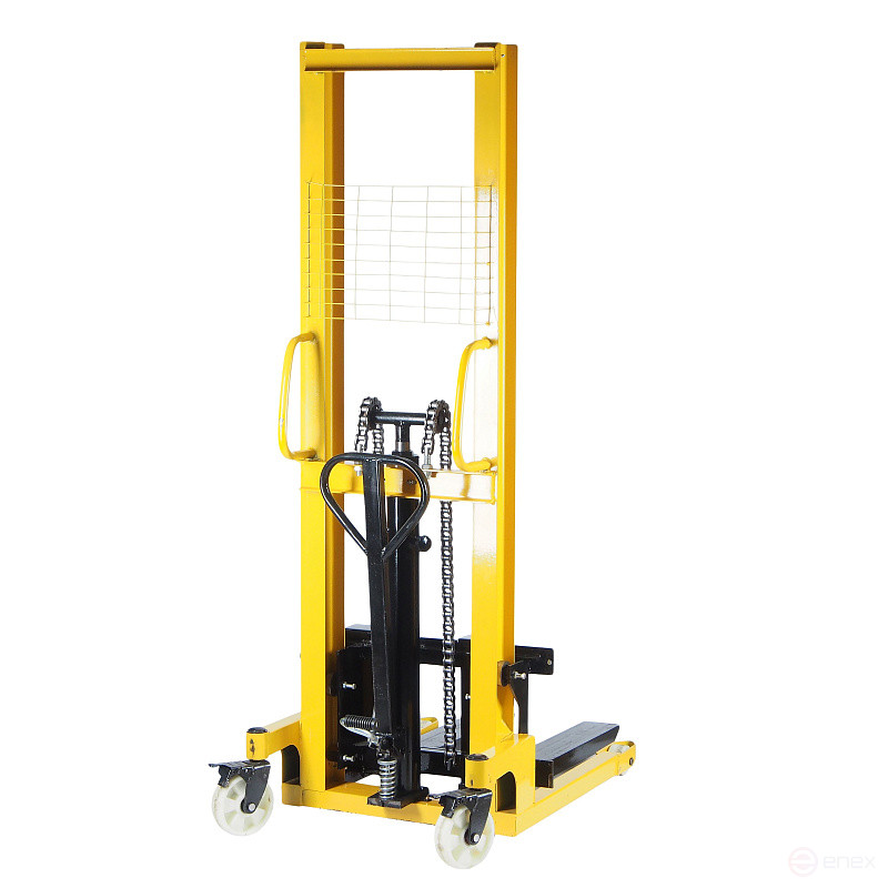 ER-68002 manual hydraulic 2t stacker (min 105mm. max 1600mm,foot length 900mm,outer foot width 200-710mm, for pallet 1000x1200mm) EUREKA /1 NEW