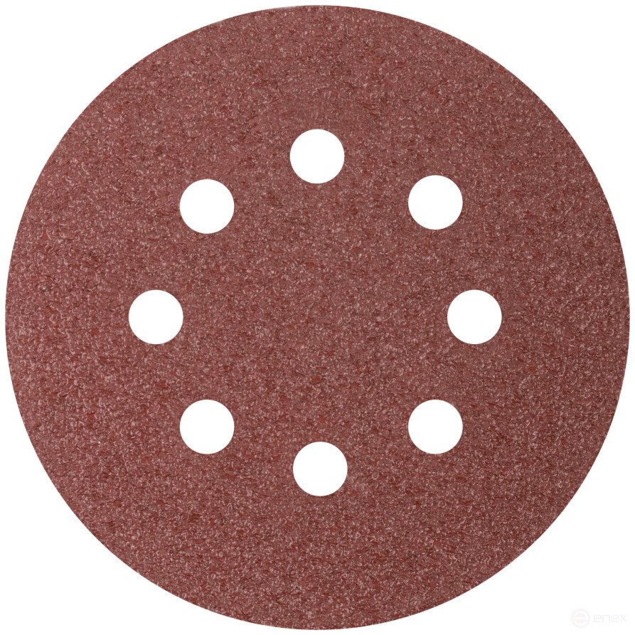 Perforated abrasive grinding wheels on a pile basis for "Velcro" (P24, 125 mm, 5 pcs.), CUTOP Profi