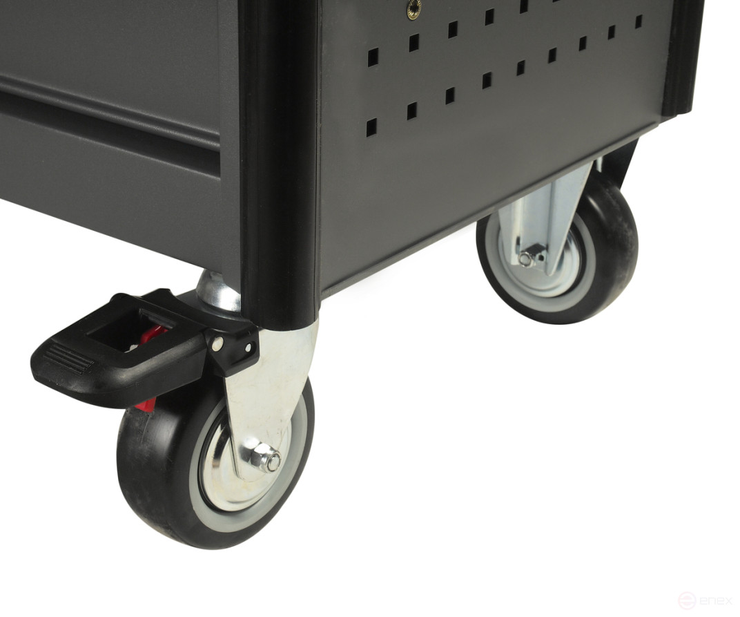 Тележка инструментальная 7 секций (JTC-5021) с набором инструментов 225 предметов JTC