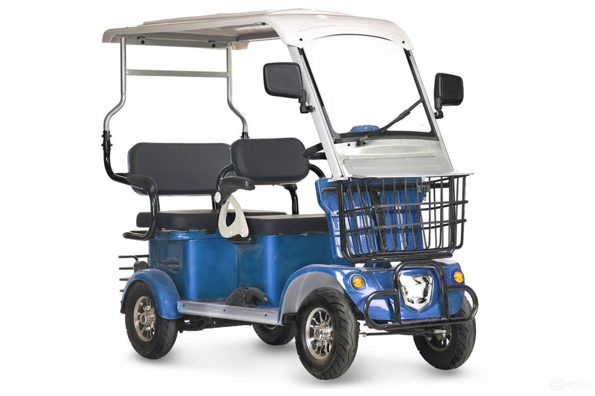 Electric tricycle Rutrike Gelbert Hara 48V/60V 600W, blue