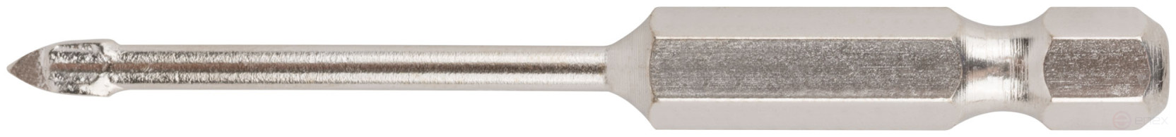 Сверло по кафелю, шестигранный U-хвостовик под биту 3 мм