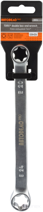 Ключ накидной TORX E20*E24 (АвтоDело PRO) 38024
