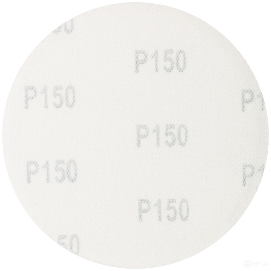 Круги шлифовальные сплошные (липучка), алюминий-оксидные, 125 мм, 5 шт. Р 150