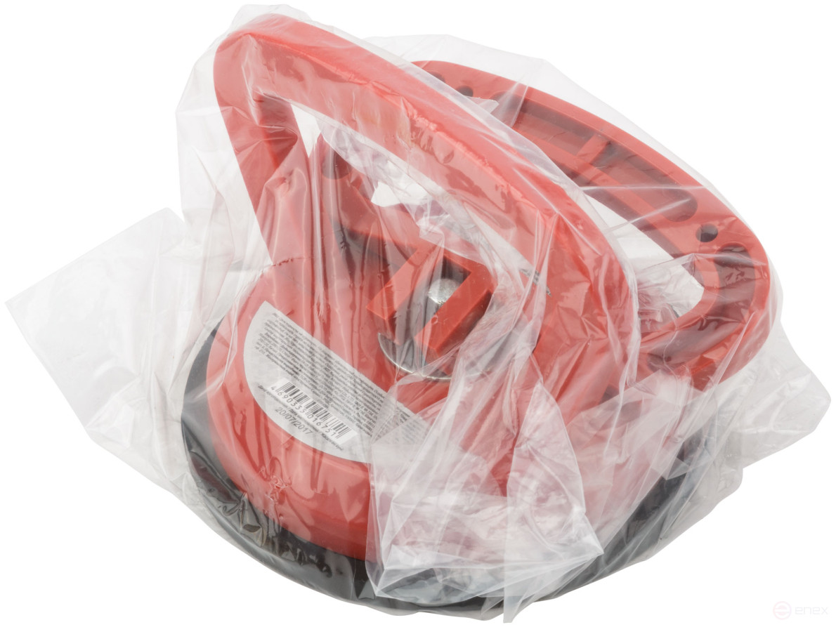 Single glass jack, plastic housing, 40 kg load capacity