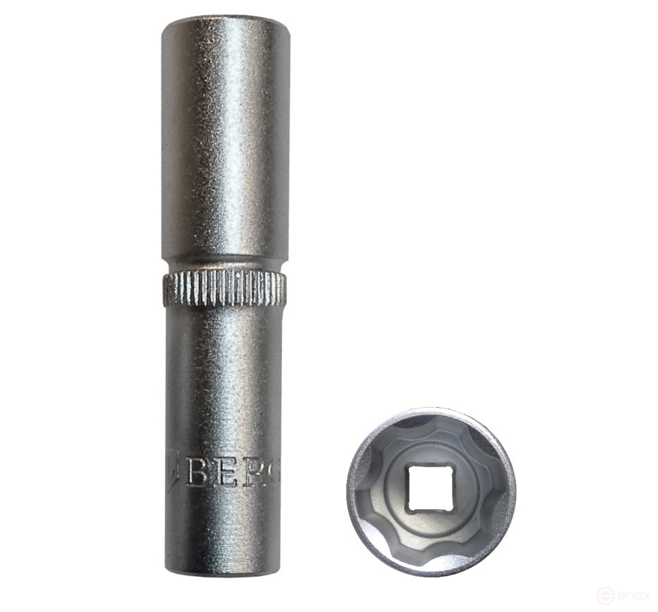 Головка торцевая удлиненная 3/8” 6-гранная SuperLock 16 мм BERGER BG2069, шт.