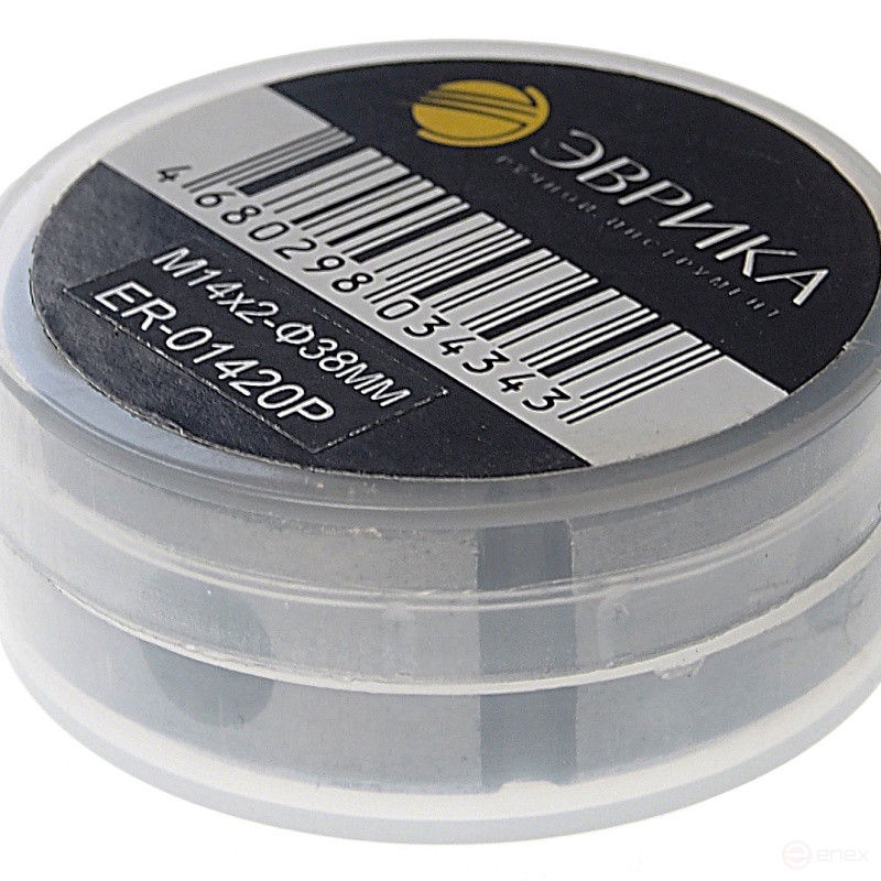 Плашка ER-01420P M14x2-ø38мм, в пластиковом футляреЭВРИКА /1/10