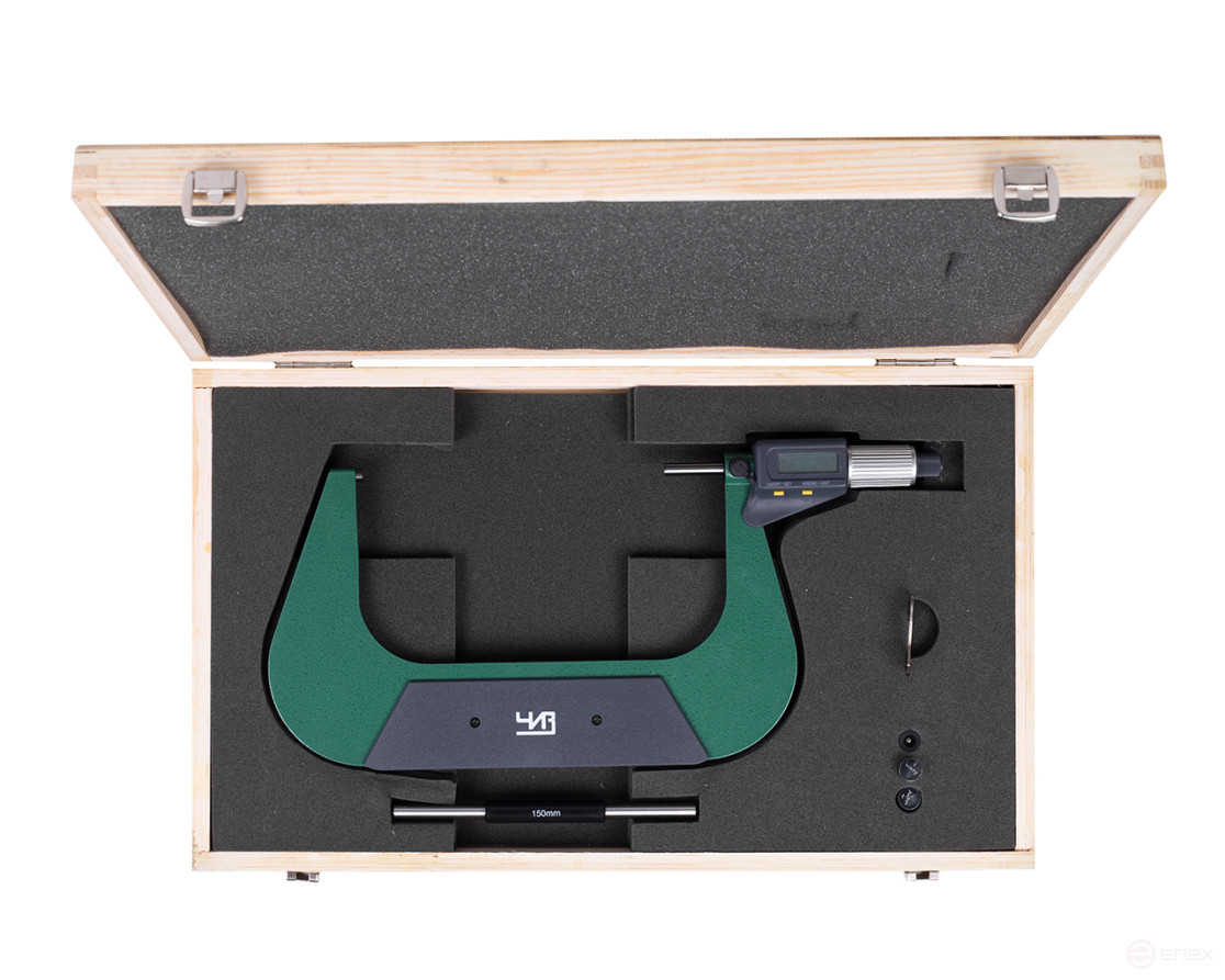 Микрометр гладкий МКЦ - 175 0,001 электр. 2 - кн. IP54 ЧИЗ