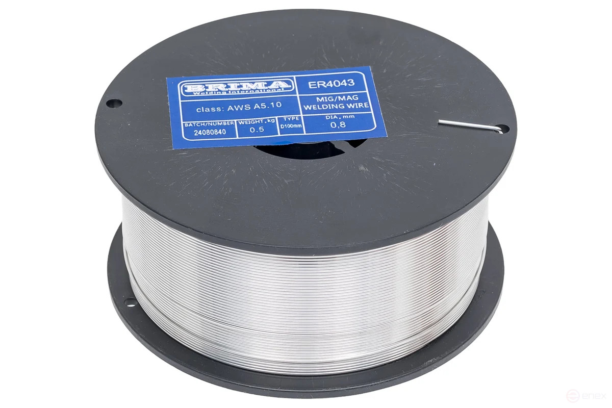 Проволока сварочная Brima ER-4043, AISi5, 0.8 мм, 0.5 кг