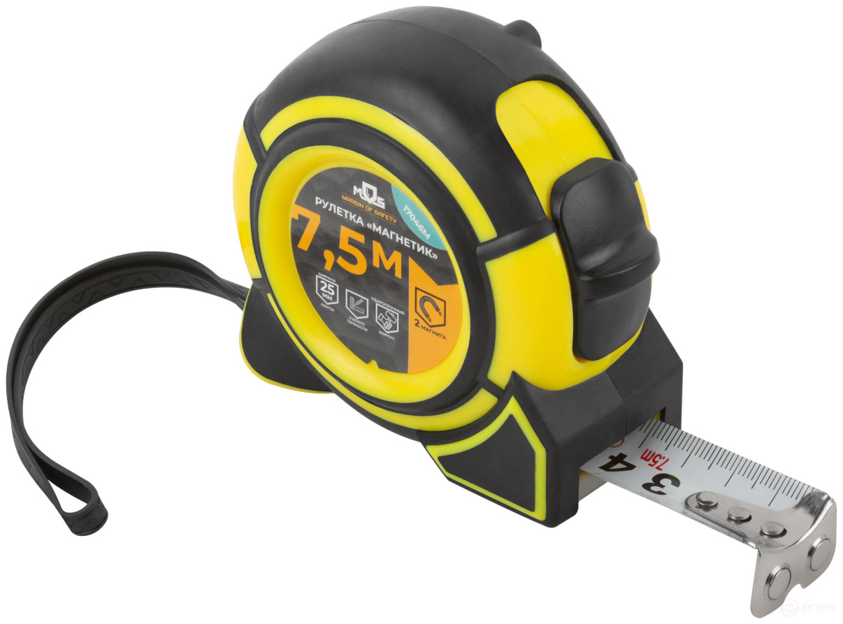 Magnetik tape measure 7.5 m x 25 mm
