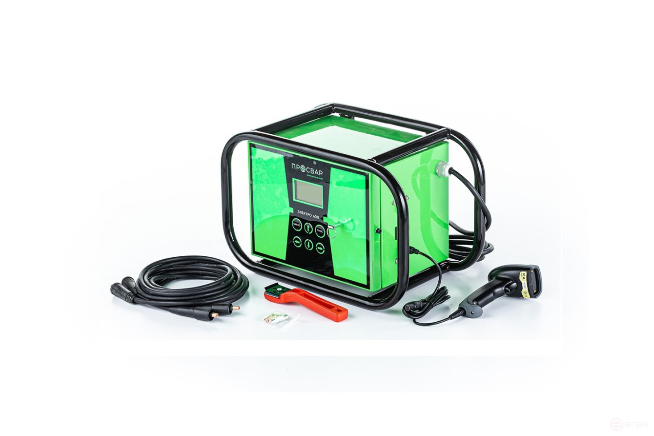 The device for electro-coupling welding of HDPE pipes PROSVAR ELECTRO 630 (80 V)