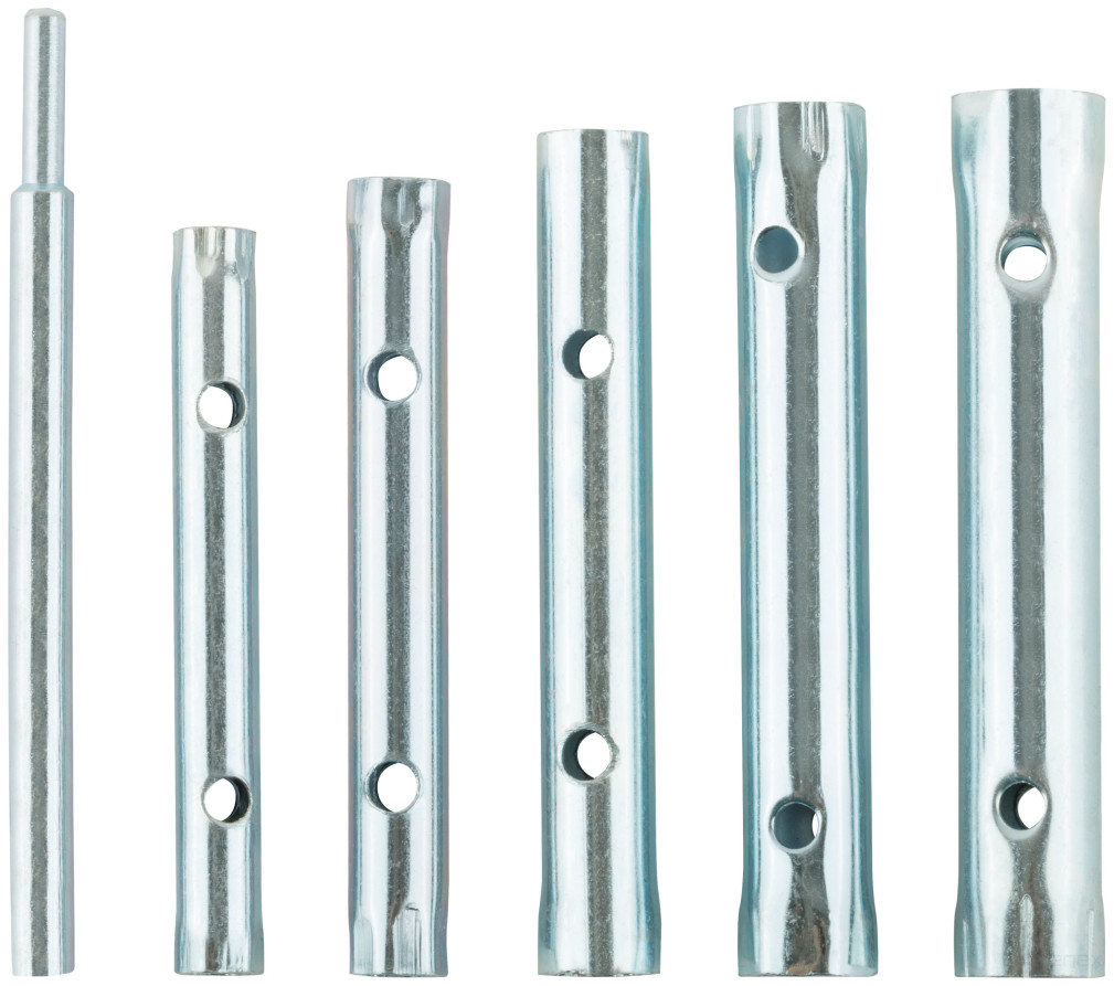 Ключи трубчатые, набор 6 шт. (8-17 мм)