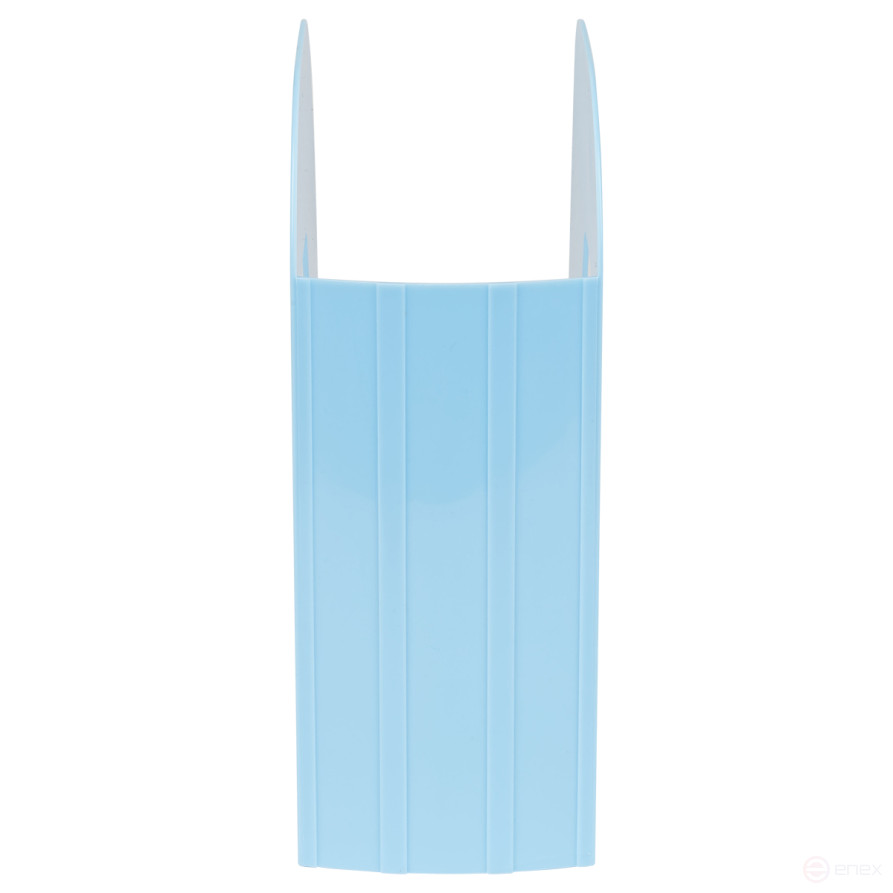 Лоток для бумаг вертикальный СТАММ "Фаворит", голубой, ширина 90мм