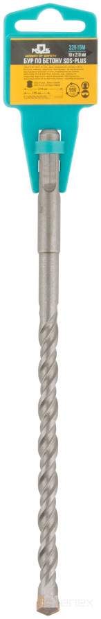 SDS PLUS concrete drill with double thread 10x210 mm