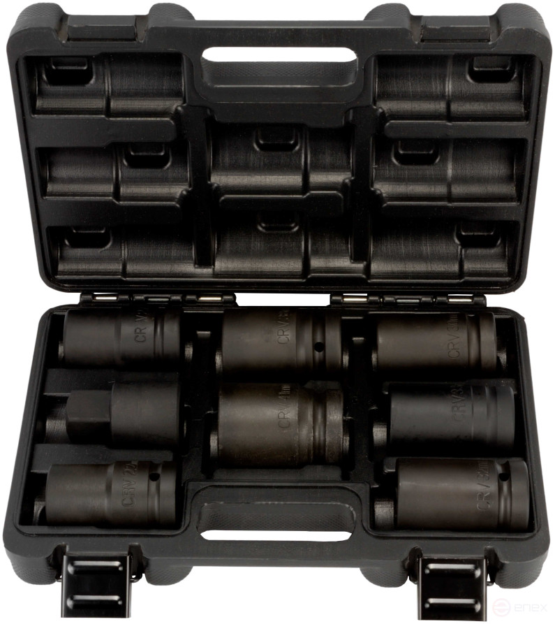 Набор головок ударных 1" (8пр.; L=80mm; для УКМ; кейс) АвтоDело (40328)