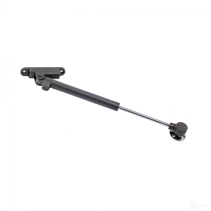 Gas lift upper 60N with door closer grey AKS PLUS