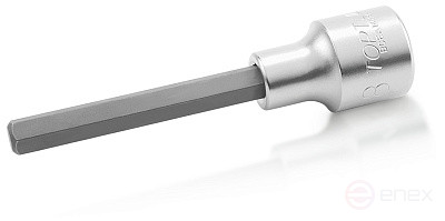 Головка торцевая с шестигранной вставкой HEX 1/2" 5 мм L=100 мм TOPTUL BCEA1605