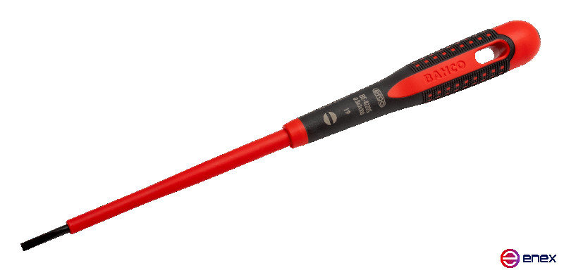Отвертка изолированная с рукояткой ERGO для винтов со шлицем 0,4х2,5х75 мм