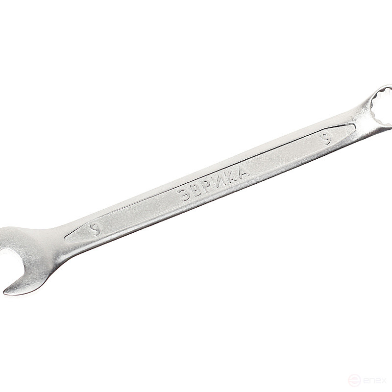 Ключ комбинированный 9мм ER-53091 (Chrome vanadium) на держателе PRO ЭВРИКА 1/20/400