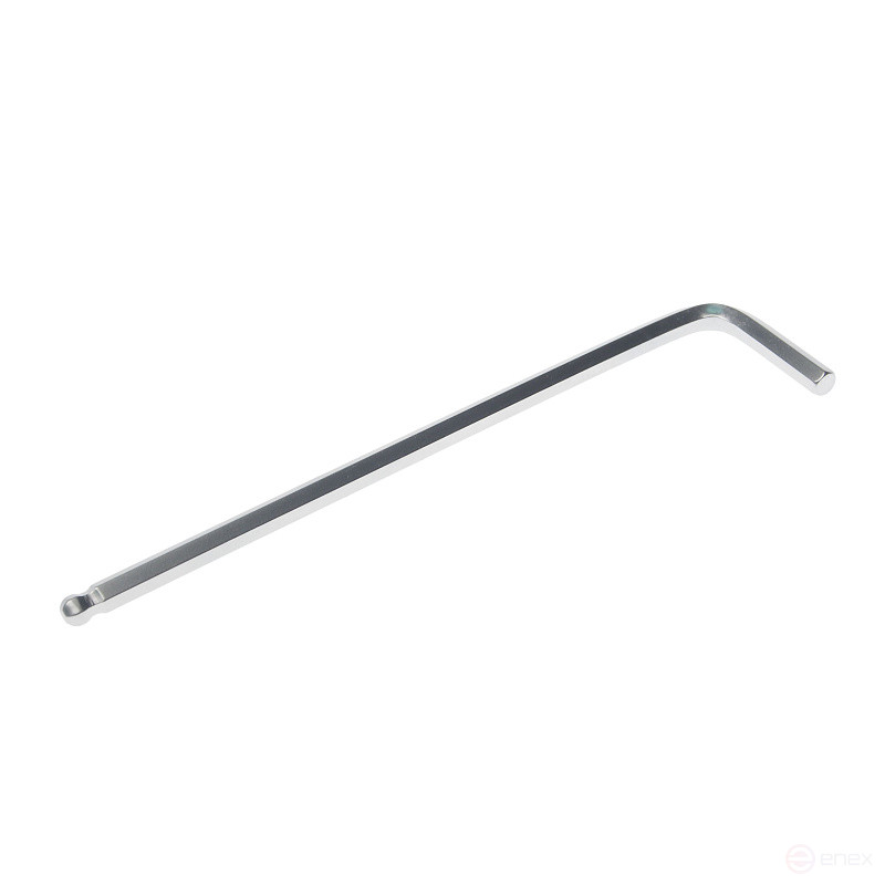 Ключ шестигранный 4мм ER-76504L: Г-образный удлиненный с шаром ЭВРИКА /1/16/128