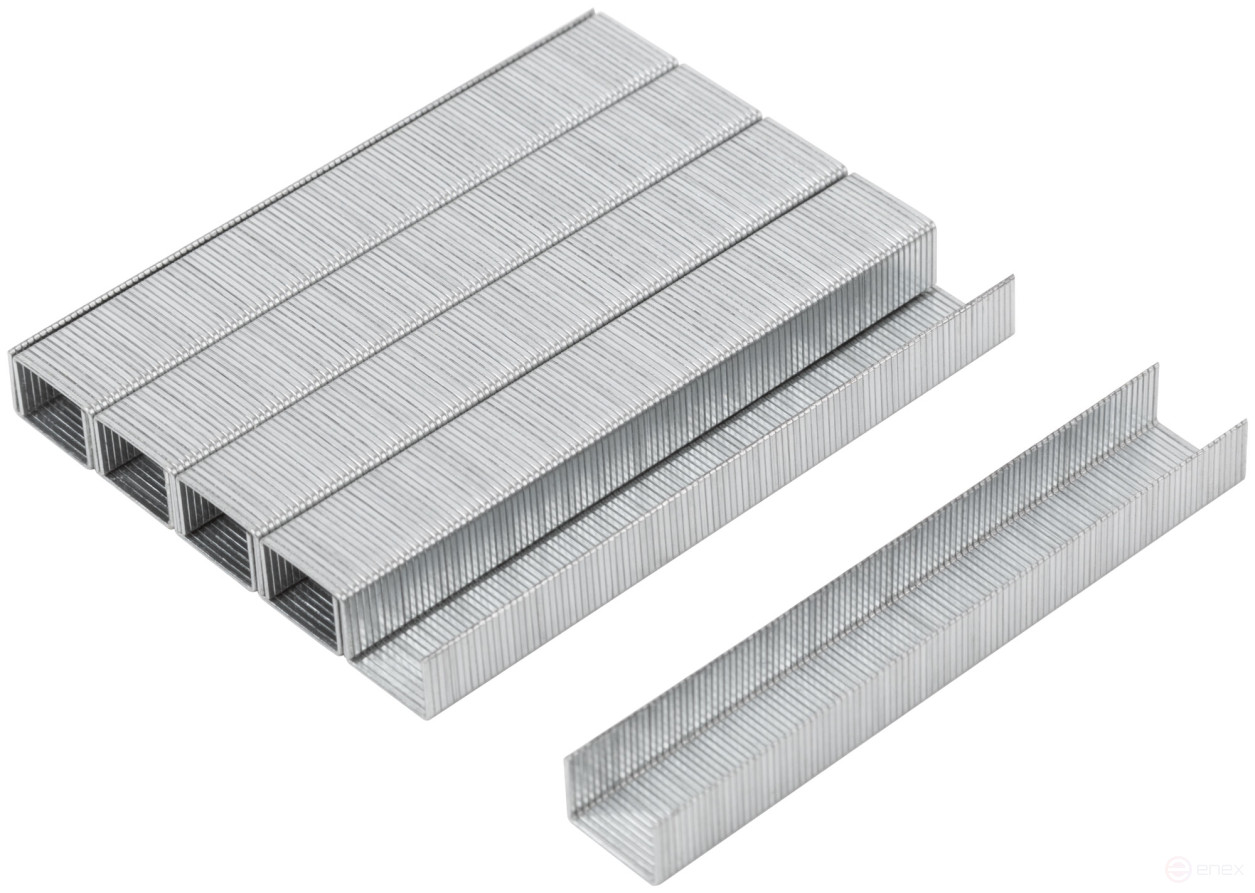 Stapler staples, hardened 11.3 mm x 0.7 mm, (narrow type 53) 8 mm, 1000 pcs.