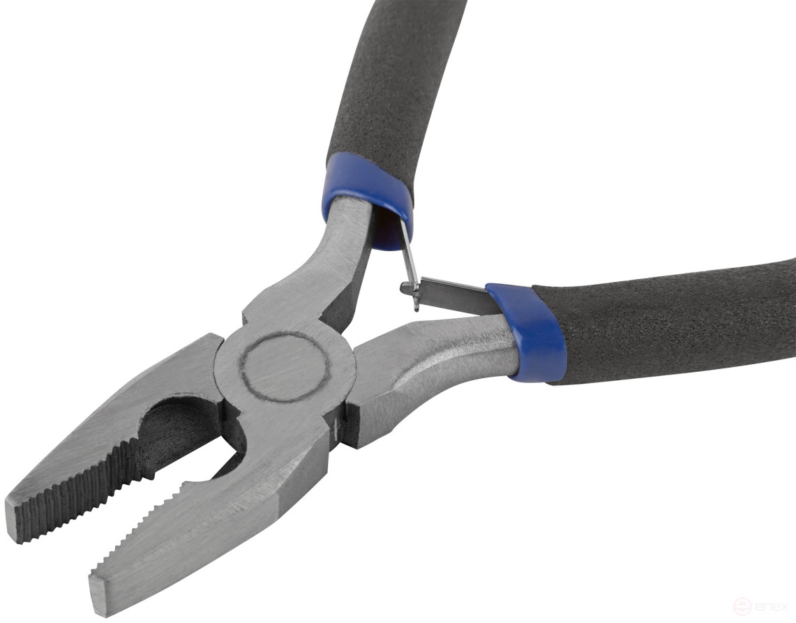 Combination pliers "mini", blue handles 120 mm